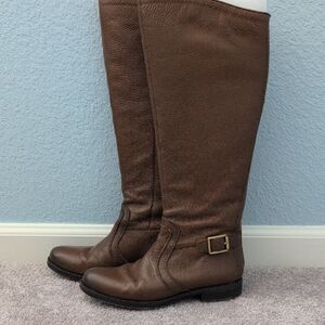 Franco Sarto Carlana Brown Knee High Boots